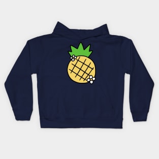 Flowery Pineapple Kids Hoodie